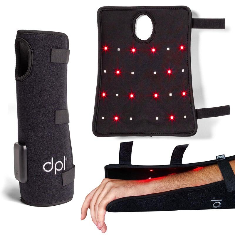 dpl Red Light Therapy Wrap for Wrist, Medical Grade Light Therapy Products, Wrist Pain Wraps, Wearable Support for Carpal Tunnel, Strain, & Sprain, FSA HSA Eligible - Image 2